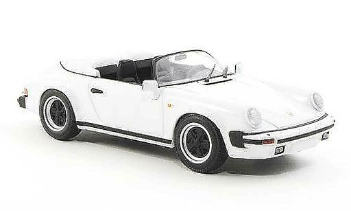 Porsche 911 Speedster 1/43 Minichamps Carrera blanco 1989 coche miniatura