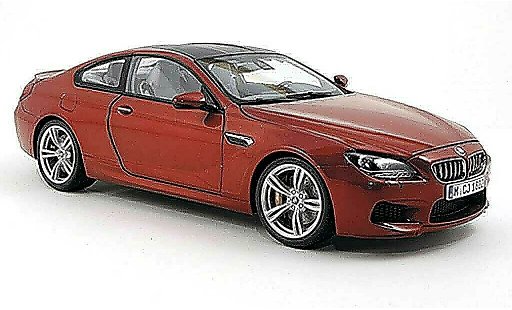 Bmw M6 Coupe 1/18 Paragon F13 naranja/carbon 2012 coche miniatura