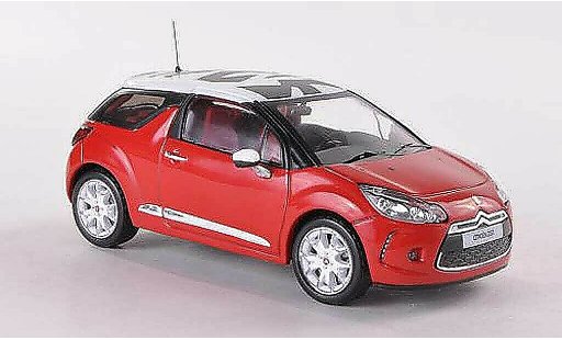 DS Automobiles DS3 Berline 1/43 IXO Sport Chic rojo/blanco 2011 coche miniatura