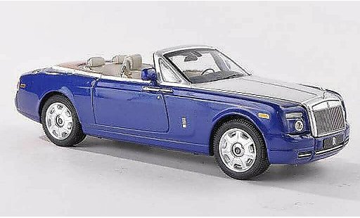 Rolls Royce Phantom 2007 1/43 IXO Drophead Coupe azul/gris LHD coche miniatura