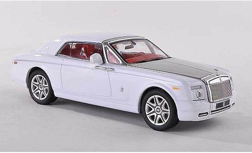 Rolls Royce Phantom 2008 1/43 IXO Coupe blanco/gris coche miniatura