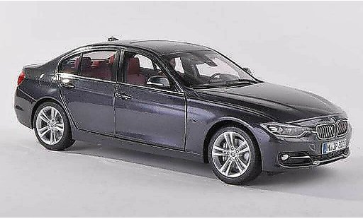Bmw 335 berline 1/43 Paragon F30 gris coche miniatura
