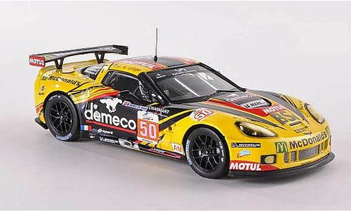 Chevrolet Corvette ZR1 1/43 IXO C6 No.50 demeco/Motul/McDonald s 24h Le Mans 2011 P.Bornhauser/J.Canal/G.Gardel coche miniatura