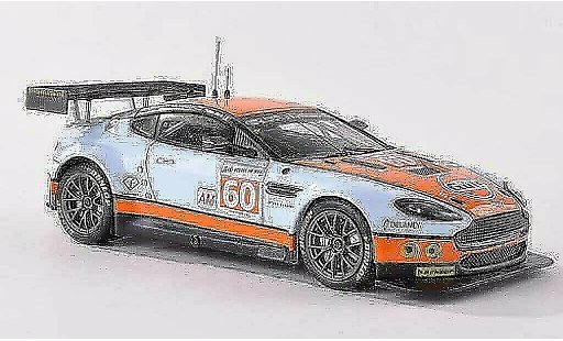 Aston Martin V8 vantage 1/43 IXO No.60 Gulf Racing 24h Le Mans 2011 F.Giroix/M.Wainwright/R.Goethe coche miniatura