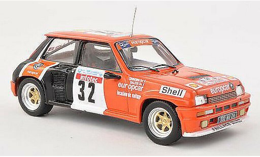 Renault 5 Turbo 1/43 IXO No.32 Europcar Tour de Corse 1986 C.Balesi/J.-P.Cirindini coche miniatura