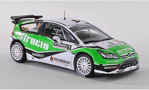 Citroen C4 WRC 1/43 IXO No.1 Structo Rally Wallonien 2011 Tsjoen/Chevaillier coche miniatura