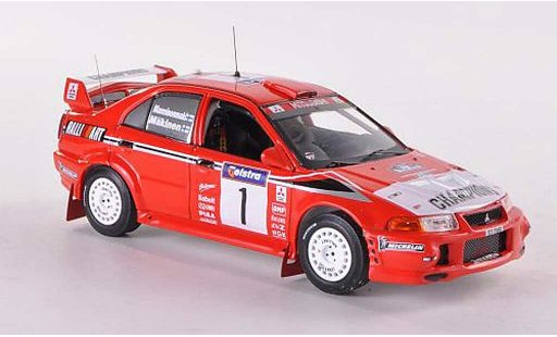 Mitsubishi Lancer Evolution VI 1/43 IXO No.1 Ralliart Champions Rally Australien 1999 T.Makinen/R.Mannisenmaki coche miniatura