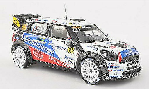Mini Cooper WRC 1/43 IXO John Works No.68 Rally France 2012 Y.Muller/G.Leneveu coche miniatura