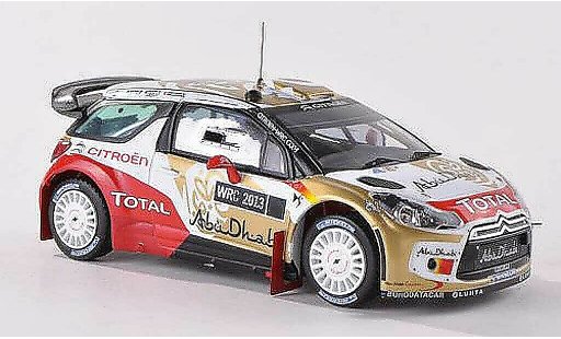 DS Automobiles DS3 WRC 2013 1/43 IXO Abu Dhabi World Rally Team Presentationsfahrzeug coche miniatura