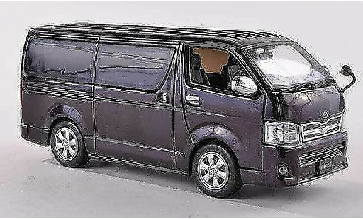 Toyota Hiace Super GL 1/43 J Collection negro-violet RHD 2012 coche miniatura
