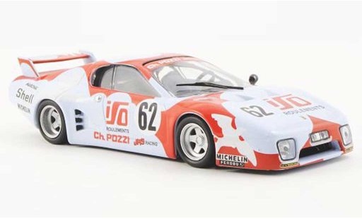 Ferrari 512 BB LM 1/43 Ferrari Racing Collection No.62 JMS Racing S.Dini / J.C.Andruet 24h Le Mans 1979 coche miniatura