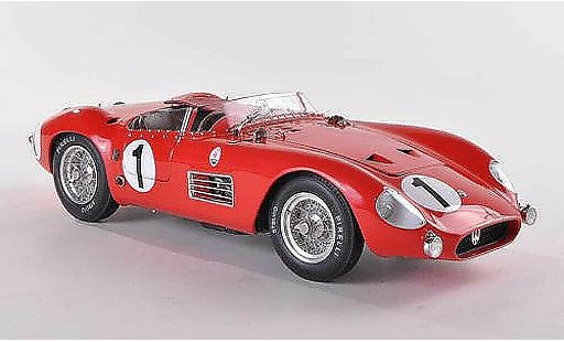 Maserati 300 Base 1/18 CMC S No.1 J.Bonnier/ F.Godia-Sales 24h Frankreich 1958 coche miniatura