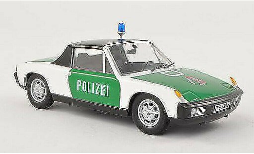 Porsche 914 Base 1/43 Schuco police NRW coche miniatura