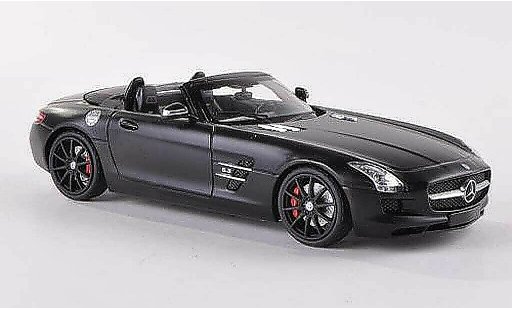 Mercedes SLS Roadster 1/43 Schuco AMG (R197) matenegro coche miniatura