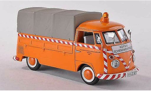 Volkswagen T1 Base 1/43 Schuco Platform-Plane Schienenkontrolle coche miniatura