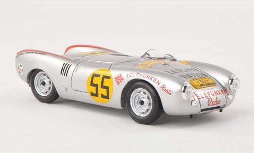 Porsche 550 1954 1/43 Schuco Spyder No.55 Carrera Panamericana H.Herrmann coche miniatura