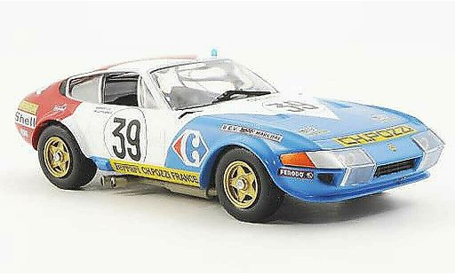 Ferrari 365 GTB/4 1/43 Ferrari Racing Collection Competizione 24h Le Mans J.C.Andruet / C.Ballot-Lena 1972 coche miniatura