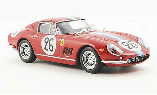 Ferrari 275 GTB/4 1/43 Ferrari Racing Collection Competizione 24h Le Mans G.Biscaldi / M. Bourbon-Parme coche miniatura