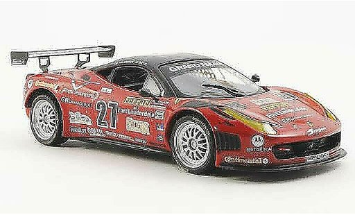 Ferrari 458 Italia Grand-AM 1/43 Ferrari Racing Collection Grand Am Daytona test J.Melo / T.Vilander 2011 coche miniatura