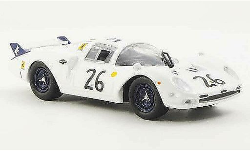 Ferrari 365 P2 1/43 Ferrari Racing Collection Elefante Bianco 24h Le Mans C.Parsons / R.Rodriguez 1967 coche miniatura