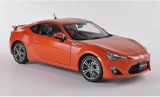 Toyota 86 2012 1/18 Autoart limitada (Asian Version/RHD) naranja coche miniatura