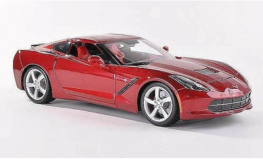 Chevrolet Corvette Stingray 1/43 Maisto C7 (C7) negro-rojo coche miniatura