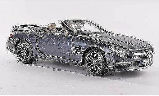 Mercedes Classe SL 65 1/18 Maisto AMG (R231) antracita mate 2012 coche miniatura