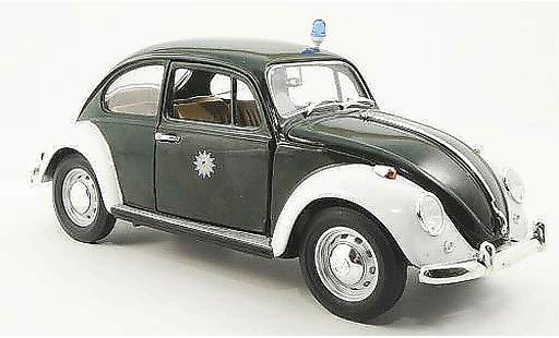 Volkswagen Kafer Base 1/18 Yat Ming Polic&iacute;a Stuttgart verde/blanco coche miniatura
