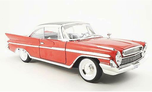 Desoto Adventurer Coupe 1/18 Yat Ming rojo/negro 1961 coche miniatura