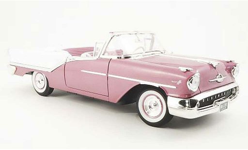 Oldsmobile Super 88 Convertible 1/18 Yat Ming flieder/blanco 1957 coche miniatura