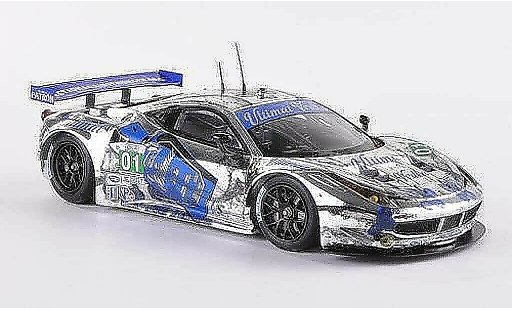 Ferrari 458 Italia GT2 1/43 Fujimi No.01 Extreme Motorsports Ultimat VodkaPetit Le Mans 2012 coche miniatura