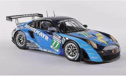 Porsche 911 GT3 RSR 1/43 Spark 2012 No.77 Felbermayr 24h Le Mans W.Henzler/M.Lieb/R.Lietz coche miniatura