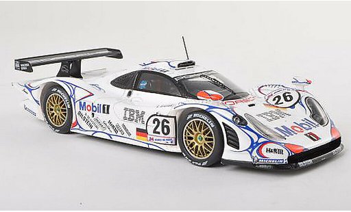 Porsche 911 GT1 1/43 Spark No.26 Mobil 24h Le Mans 1998 A.McNish/L.Aiello/S.Ortelli coche miniatura