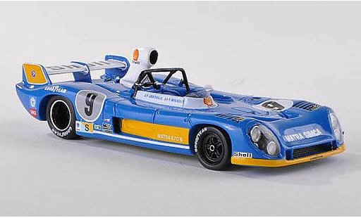 Matra MS670B Base 1/43 Spark No.9 24h Le Mans 1974 J.P.Jabouille/F.Migault coche miniatura