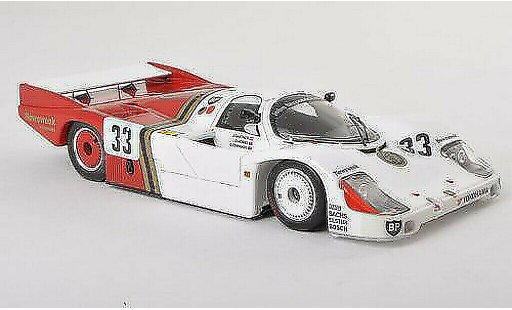 Porsche 956 1985 1/43 Spark No.33 American 100's 24h Le Mans J.Gartner/gris.Hobbs/G.Edwards coche miniatura