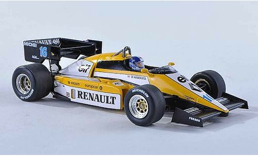 Renault F1 1984 1/43 Spark RE50 No.16 GP Grande-Bretagne D.Warwick coche miniatura
