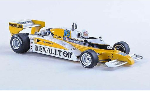 Renault F1 1981 1/43 Spark RE20 B No.16 GP Argentine R.Arnoux coche miniatura