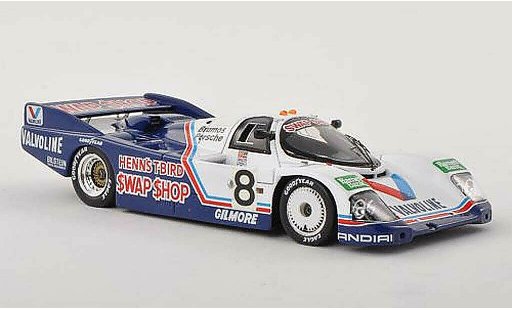 Porsche 962 1985 1/43 Spark No.8 Valvoline 24h Daytona A.J.Foyt/B.Wollek/A.Unser/T.Boutsen coche miniatura