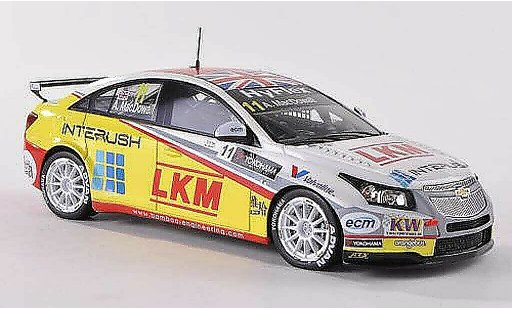 Chevrolet Cruze course 1/43 Spark 2012 1.6T No.11 LKM A.Macdowall WTCC Macau coche miniatura