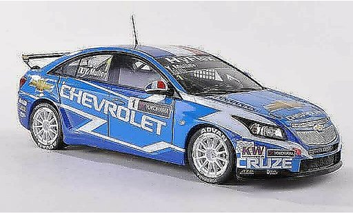 Chevrolet Cruze course 1/43 Spark 2012 1.6T No.1 Y.Muller WTCC Macau coche miniatura