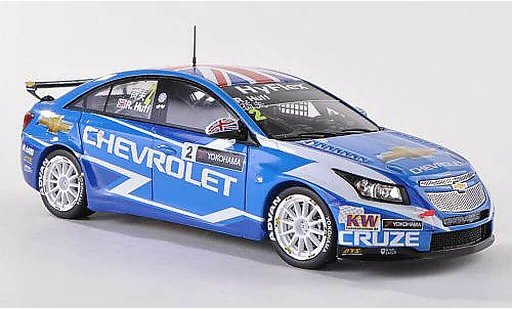 Chevrolet Cruze course 1/43 Spark 2012 1.6T No.1 R.Huff WTCC Macau coche miniatura