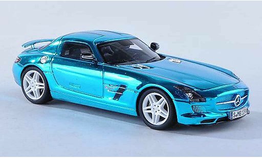Mercedes SLS Coupe 1/43 Spark AMG E-conduire -azul 2012 coche miniatura