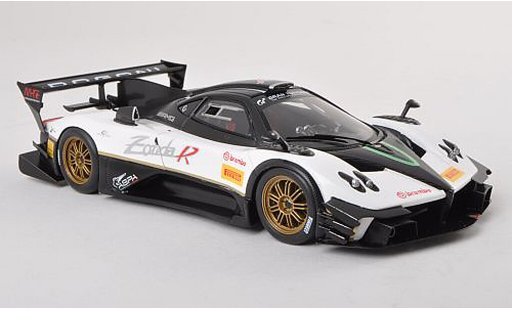 Pagani Zonda R 1/43 Spark Evo blanco/carbon 2012 coche miniatura