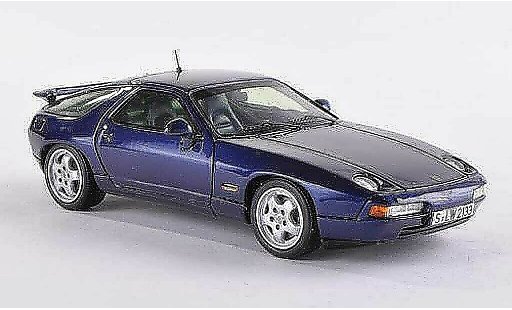 Porsche 911 1992 1/43 Spark GTS negro-azul coche miniatura