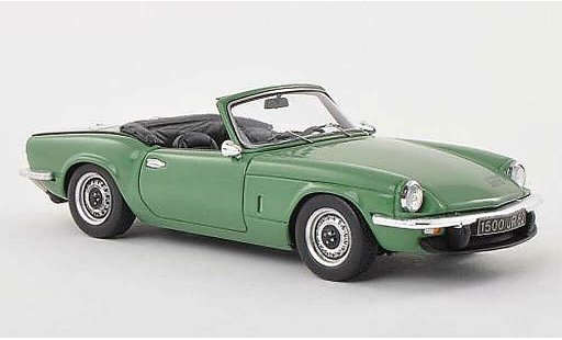 Triumph Spitfire Base 1/43 Spark 1500 verde LHD 1975 coche miniatura