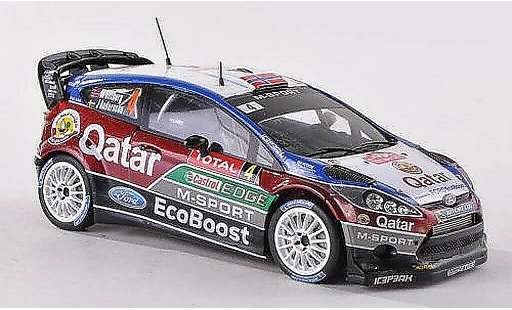 Ford Fiesta WRC 1/43 Spark No.4 M-Sport/Qatar Rally Monte Carlo 2013 M.Otsberg/J.Andersson coche miniatura