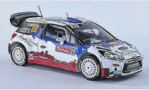 DS Automobiles DS3 WRC 2013 1/43 Spark No.22 royal Bernard Rally Monte Carlo B.Bouffier/X.Panseri coche miniatura