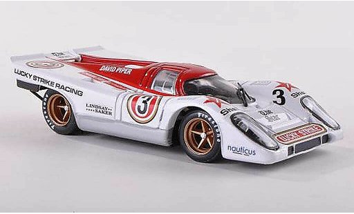 Porsche 917 1971 1/43 Brumm K No.3 Scuderia David Piper 9h Kyalami Hattwood/Charlton coche miniatura