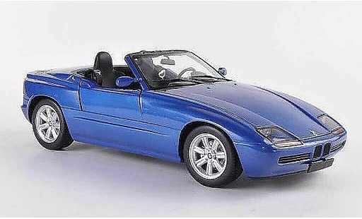 Bmw Z1 roadster 1/18 Minichamps azul 1988 coche miniatura