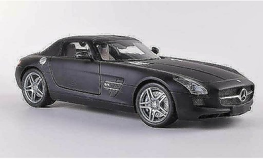 Mercedes SLS Coupe 1/18 Minichamps AMG (C197) matenegro 2010 coche miniatura